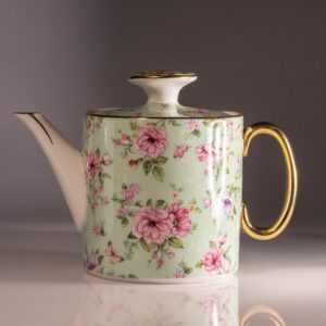 Vintage Floral Teapot