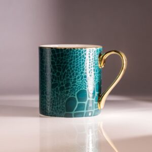 Teal & Gold Mug